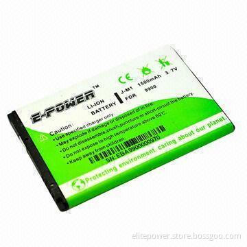 J-M1 Mobile Phone Battery for BlackBerry 9900/9930/9850/9860, with 1,500mAh High-power Capacity